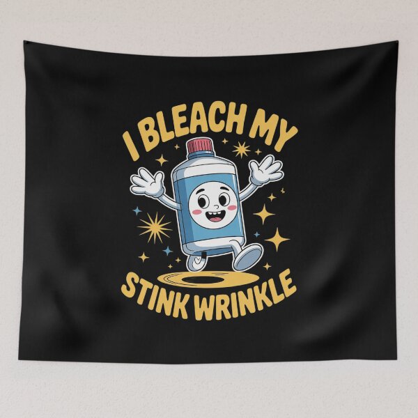 Item preview, Inappropriate I Bleach My Wrinkle Humor Joke Men Women 1  designed and sold by MarryIsMonth.