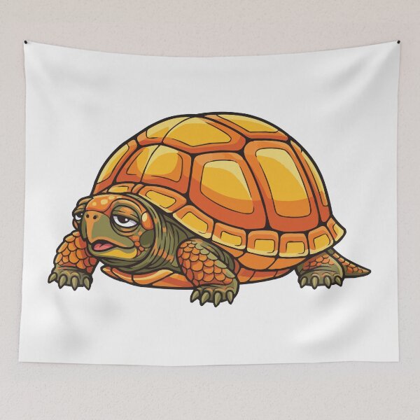 Item preview, Tired Box Turtle designed and sold by Petzzz.