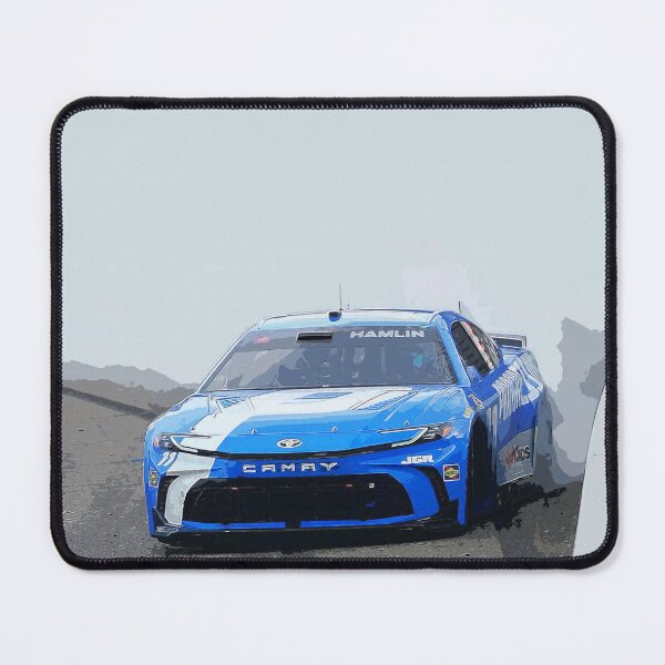 Item preview, Denny Hamlin drifting his 2025 Nascar Cupcar watercolor designed and sold by Rodissimus1984.