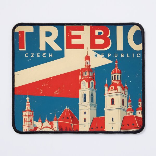 Item preview, Trebic Cezch Republic 1950s Retro Poster Tourism designed and sold by TravelersGems.