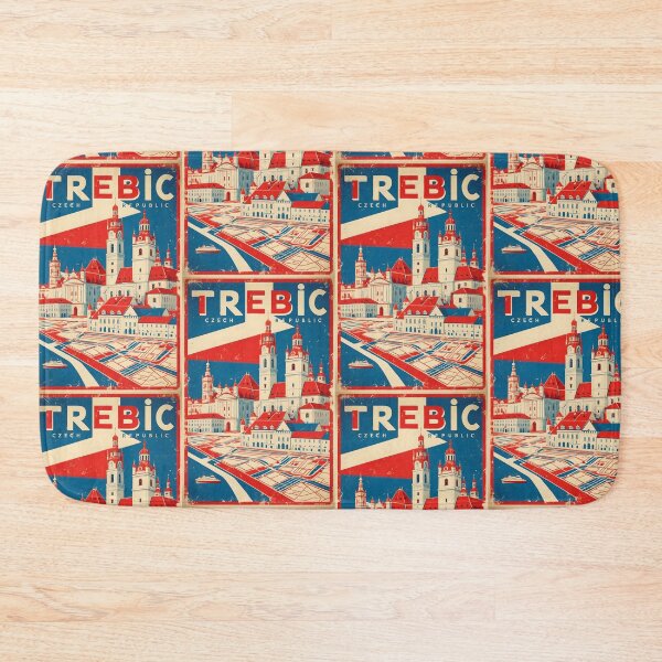 Item preview, Trebic Cezch Republic 1950s Retro Poster Tourism designed and sold by TravelersGems.