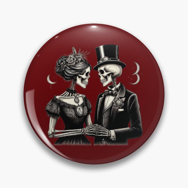 Item preview, Skeleton Lovers – Cute Romantic Couple designed and sold by Roberta Calabrese.
