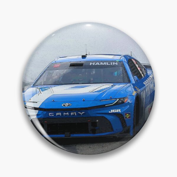 Item preview, Denny Hamlin drifting his 2025 Nascar Cupcar abstract designed and sold by Rodissimus1984.