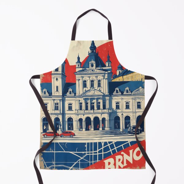 Item preview, Brno Cezch Republic 1950s Retro Poster Tourism designed and sold by TravelersGems.