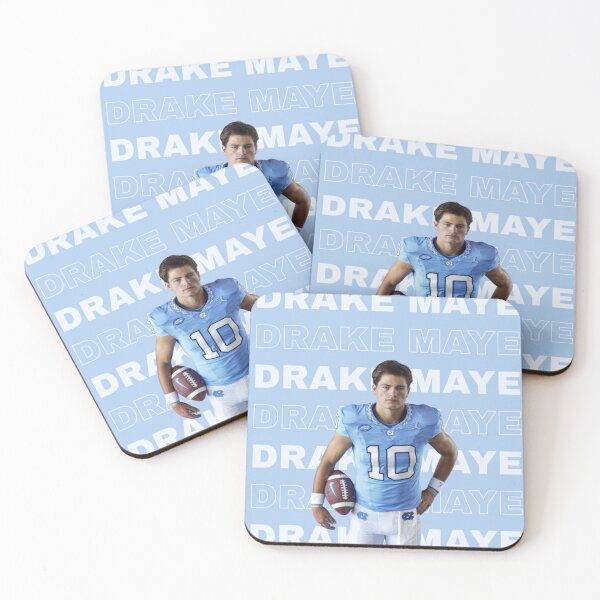 Item preview, Drake Maye 6 Repeating Name Pattern Light Blue Poster designed and sold by bullnizomona.