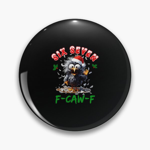 Item preview, Hilarious Xmas Crow Doing The Six Seven F-Caw-F Joke designed and sold by damiloune.
