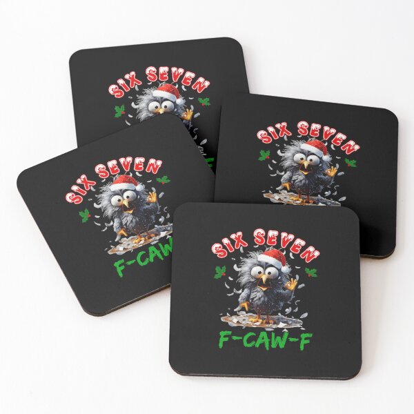 Item preview, Hilarious Xmas Crow Doing The Six Seven F-Caw-F Joke designed and sold by damiloune.
