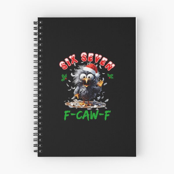 Item preview, Hilarious Xmas Crow Doing The Six Seven F-Caw-F Joke designed and sold by damiloune.