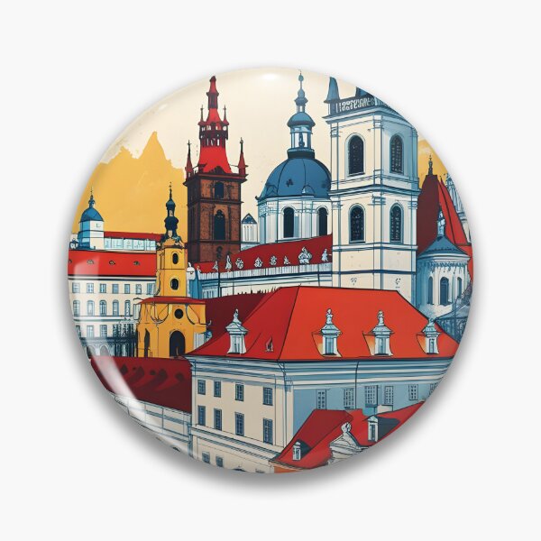 Item preview, Prague Cezch Republic 1950s Retro Poster Tourism designed and sold by TravelersGems.