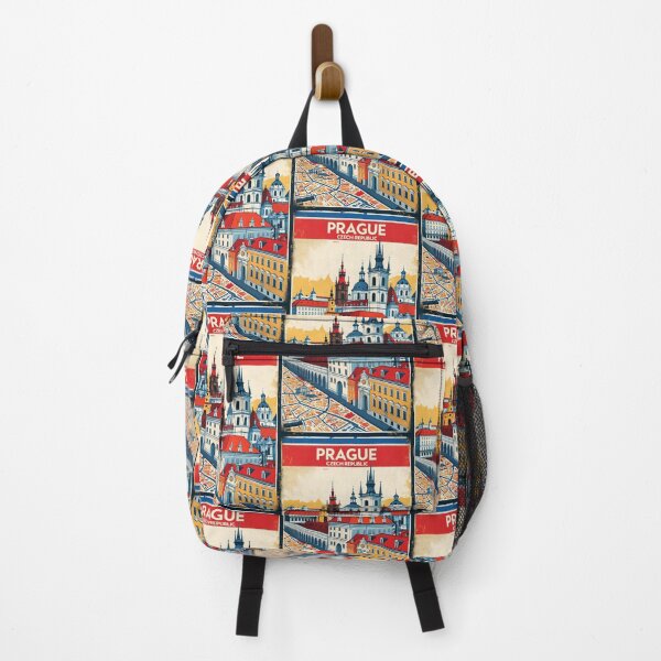 Item preview, Prague Cezch Republic 1950s Retro Poster Tourism designed and sold by TravelersGems.