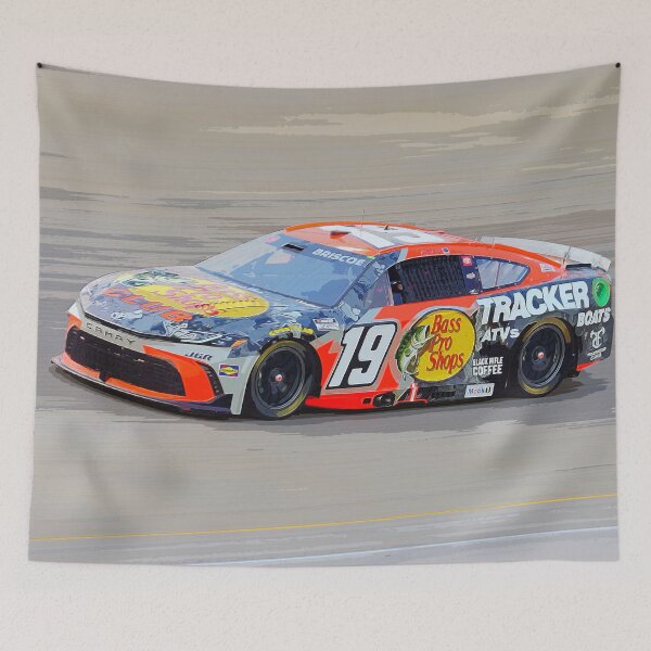 Item preview, Chase Briscoe racing his 2025 Nascar Cupcar at Nashville Superspeedway watercolor designed and sold by Rodissimus1984.