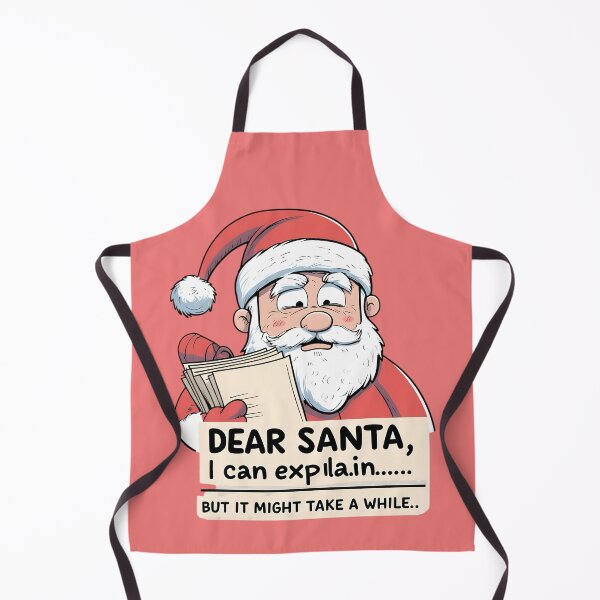 Item preview, Funny Dear Santa Letter – Cartoon Santa Humor Christmas designed and sold by SamartkitDesign.
