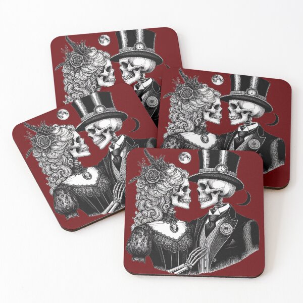 Item preview, Skeleton Lovers – Cute Romantic Couple designed and sold by Roberta Calabrese.