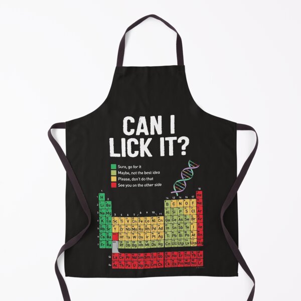 Item preview, Can I Lick It Periodic Table Funny Science Teacher Student designed and sold by Clairenity Studio.
