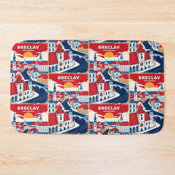 Item preview, Breclav Cezch Republic 1950s Retro Poster Tourism designed and sold by TravelersGems.