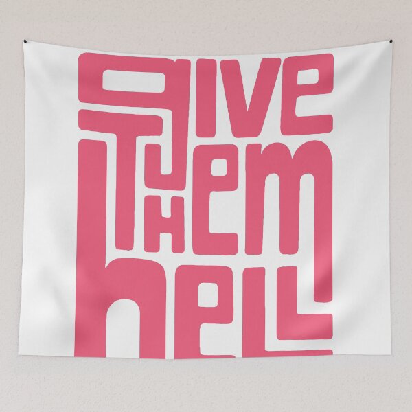 Item preview, Give Them Hell Bold Typography Design designed and sold by andry01.