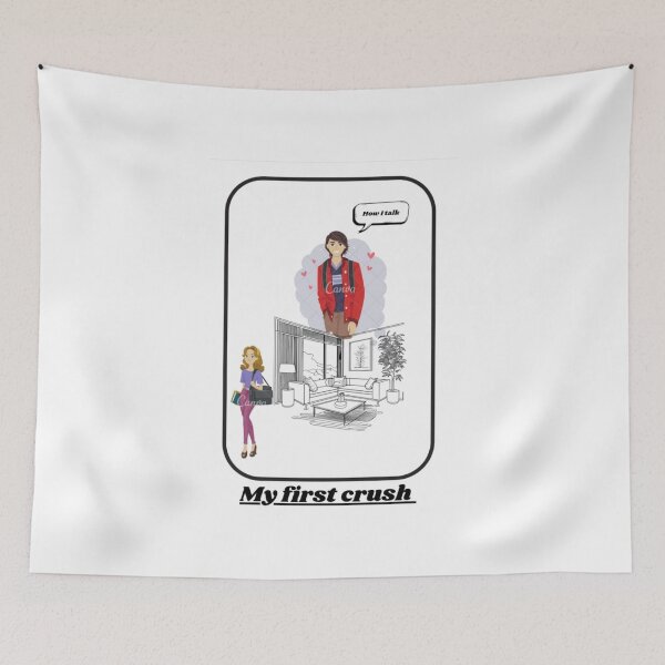 Item preview, My first crush poster image  designed and sold by Artcreations06.