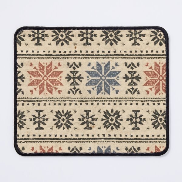 Item preview, Ukrainian Folk Winter Vyshyvanka Snowflakes Seamless Pattern – Vintage Ink designed and sold by Artsy-With.