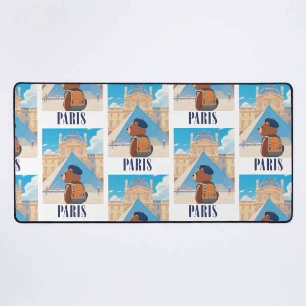 Item preview, Cute Bear In The Louvre Museum Paris Retro-modern Version designed and sold by Aguilar Trips.