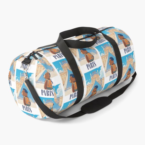 Item preview, Cute Bear In The Louvre Museum Paris Retro-modern Version  designed and sold by Aguilar Trips.