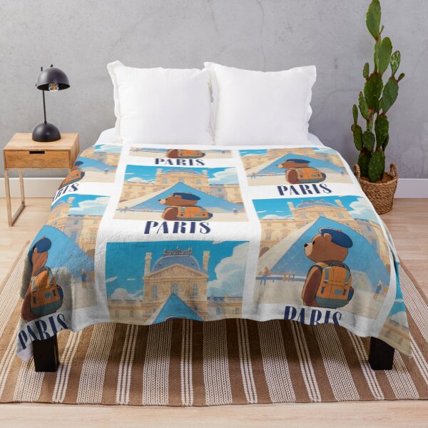 Item preview, Cute Bear In The Louvre Museum Paris Retro-modern Version  designed and sold by Aguilar Trips.