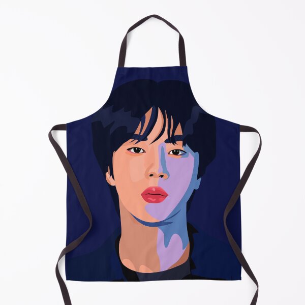 Item preview, Jin of BTS in a stunning vector digital portrait. designed and sold by Aome22.