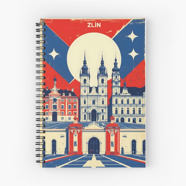 Item preview, Zlin Cezch Republic 1950s Retro Poster Tourism designed and sold by TravelersGems.