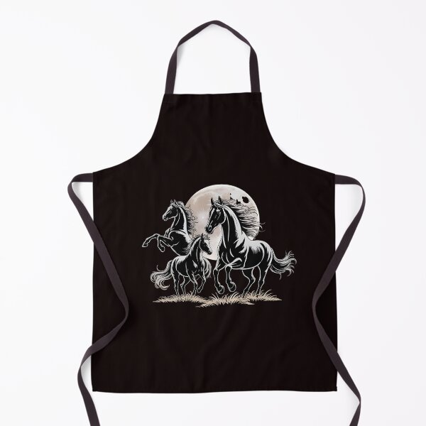 Item preview, Three Horse Moon – 3 Horses Howling at the Moon Art for Horse Lover designed and sold by Redgiant87x.