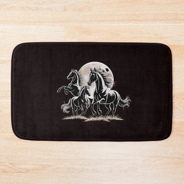 Item preview, Three Horse Moon – 3 Horses Howling at the Moon Art for Horse Lover designed and sold by Redgiant87x.