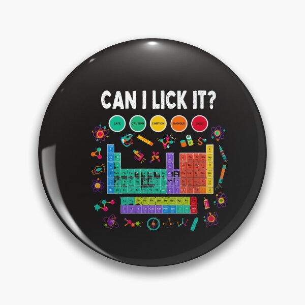Item preview, Can I Lick It Periodic Table Funny Science Teacher Student  designed and sold by Clairenity Studio.