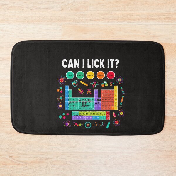 Item preview, Can I Lick It Periodic Table Funny Science Teacher Student  designed and sold by Clairenity Studio.