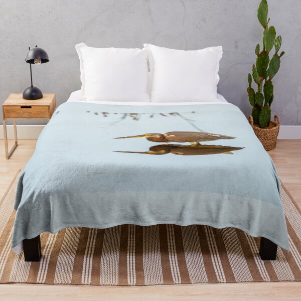 Item preview, Tricolored Heron and its Reflection designed and sold by Debra Martz.