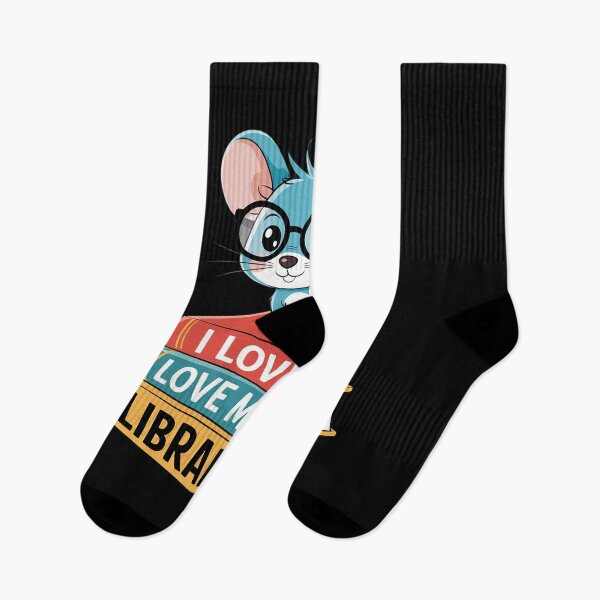 Item preview, I Love My Library Mouse Women Kids Book Lovers  designed and sold by RuthGAArt.