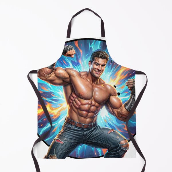 Item preview, Inferno Strength: Power Unleashed in Flame and Muscle designed and sold by ForeverPrintsOK.