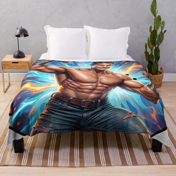 Item preview, Inferno Strength: Power Unleashed in Flame and Muscle designed and sold by ForeverPrintsOK.