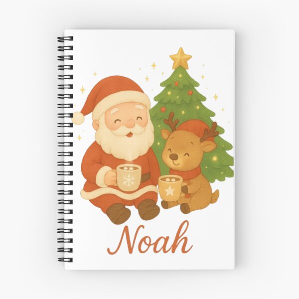 Item preview, Cozy Santa & Reindeer Christmas Illustration – Noah designed and sold by BABUSHOP5.