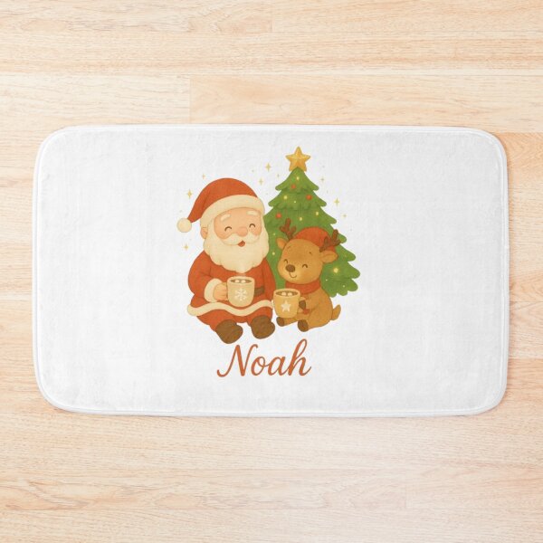 Item preview, Cozy Santa & Reindeer Christmas Illustration – Noah designed and sold by BABUSHOP5.