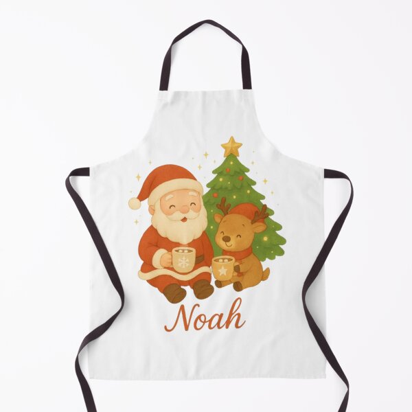 Item preview, Cozy Santa & Reindeer Christmas Illustration – Noah designed and sold by BABUSHOP5.