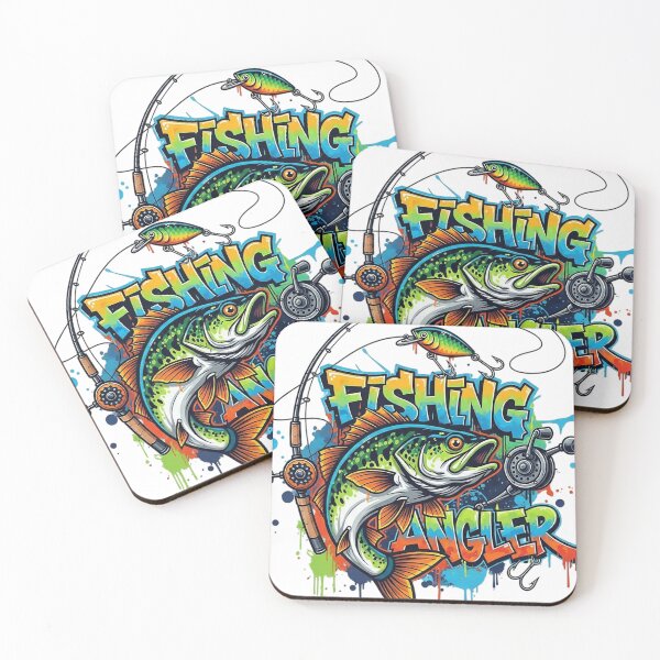 Item preview, Graffiti Style Bass Fishing Angler Art designed and sold by newvisionart191.