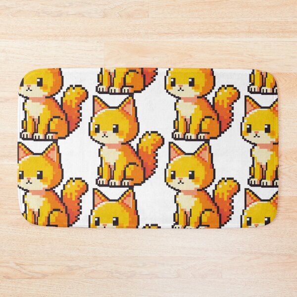 Item preview, Cute Little Cat in Pixel Art Style designed and sold by vlvnek.