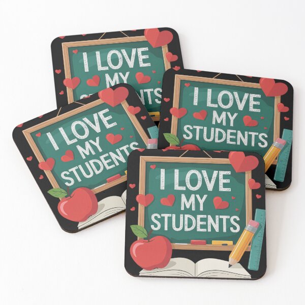 Item preview, I Love My Students For A School Class Teacher Men Women  designed and sold by RuthGAArt.
