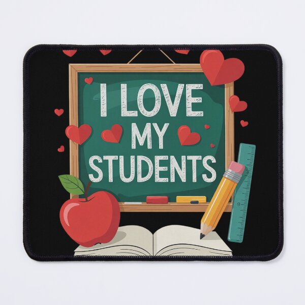 Item preview, I Love My Students For A School Class Teacher Men Women designed and sold by RuthGAArt.