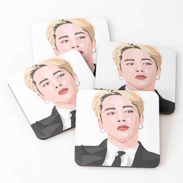 Item preview, Jimin of BTS in a stunning vector digital portrait. designed and sold by Aome22.