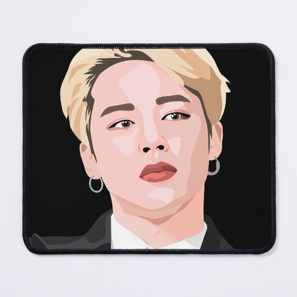 Item preview, Jimin of BTS in a stunning vector digital portrait. designed and sold by Aome22.