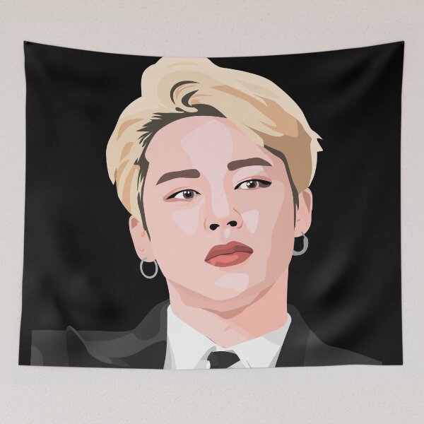 Item preview, Jimin of BTS in a stunning vector digital portrait. designed and sold by Aome22.