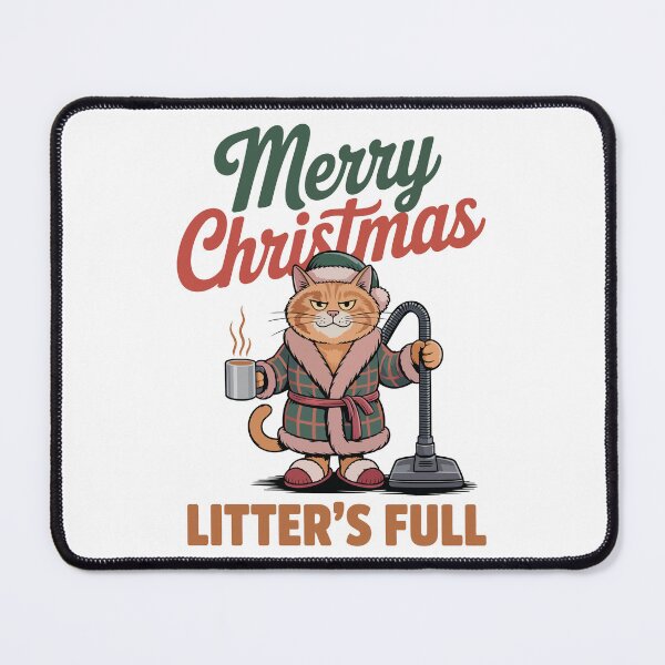 Item preview, litters full Funny Cat Lovers Merry Christmas pajamas designed and sold by Alwaleed112.