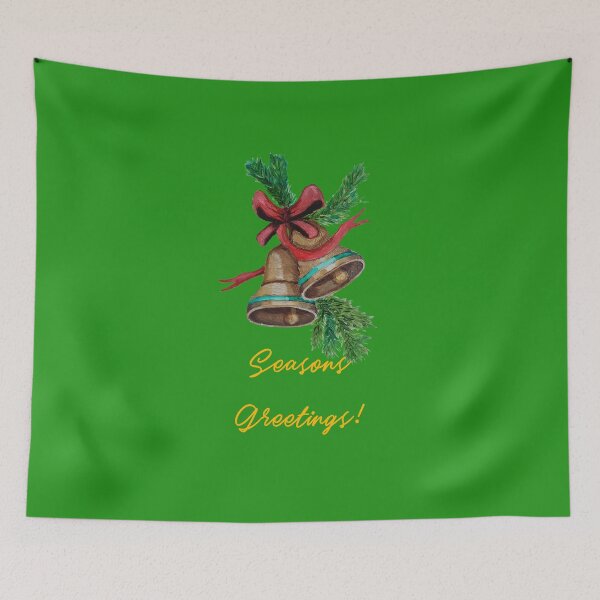 Item preview, Seasons Greetings Christmas Bell Design designed and sold by gokesti.