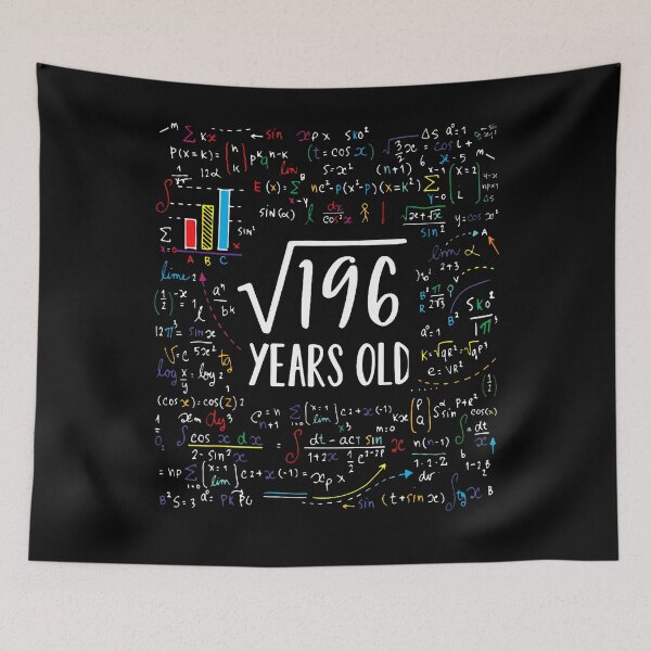 Item preview, Square Root Of 196 14Th Birthday 14 Year Old Gifts Math Bday designed and sold by TysonLangosh.