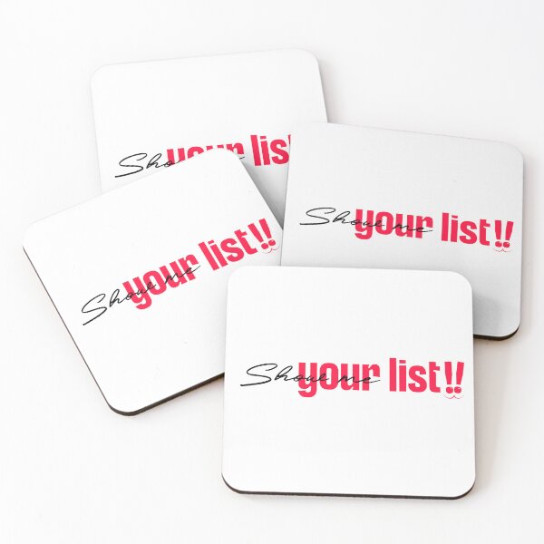 Item preview, Show me your LIST!! designed and sold by POD like an Asian.