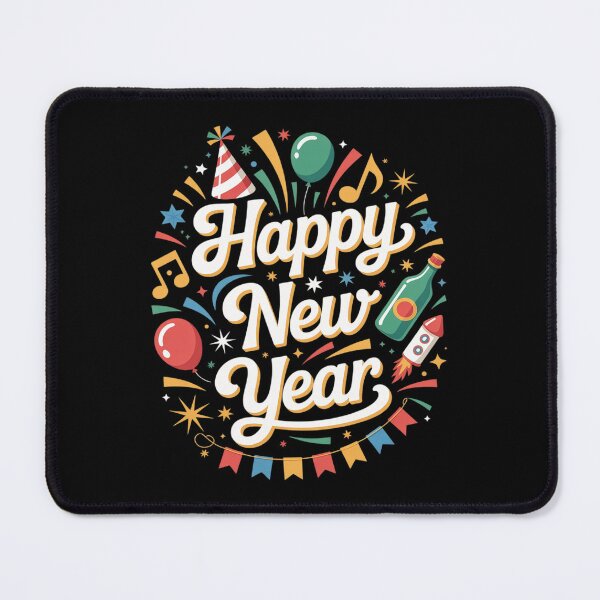 Item preview, Happy New Year Celebration Balloons designed and sold by RoyTill0Art.
